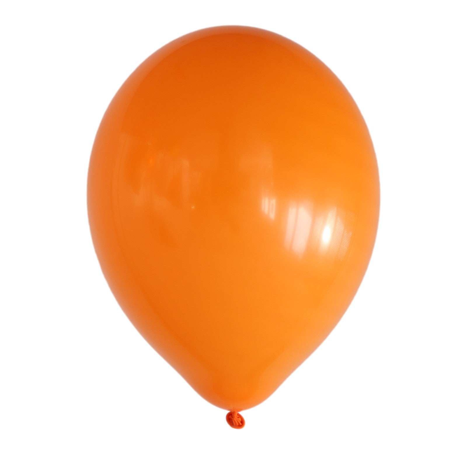 Ballon à hélium rond orange 46cm vide - Partywinkel