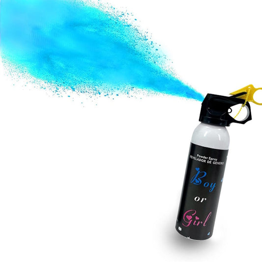 Gender Reveal Brandblusser Spray - Blauw